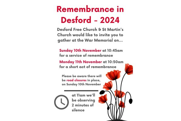 Remembrance Sunday   10th November 2024